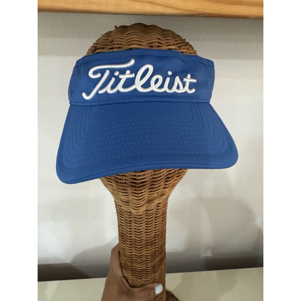 Titleist Men's Visor Footjoy FJ Pro V1 Golf Visor Blue White Hat